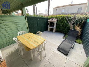 Pavillon 5 pers avec piscine et parking à Valras-Plage - FR-1-781-60